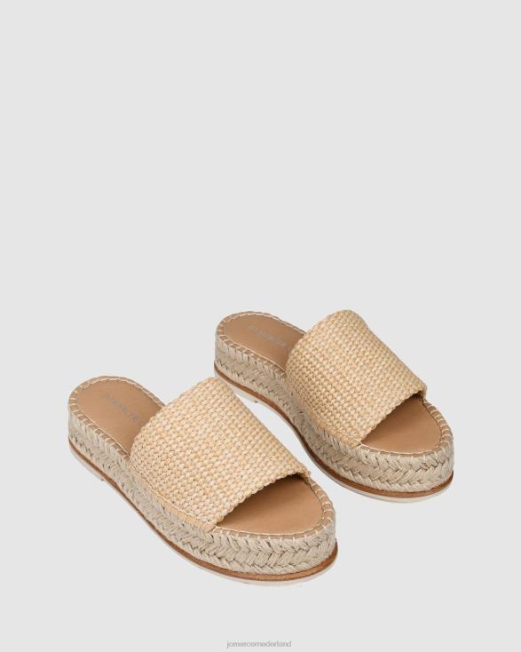 elka espadrilleslippers 46LN248 natuurlijk geweven Jo Mercer schoenen