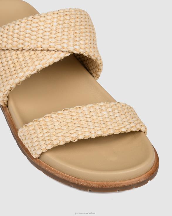 harper platte glijbanen 46LN255 natuurlijk geweven Jo Mercer schoenen