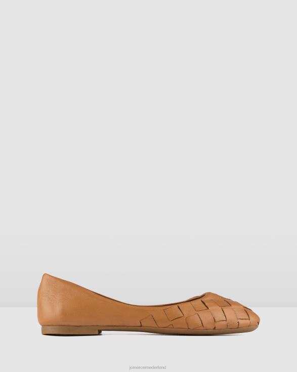 bex casual platte schoenen 46LN217 bruin leer Jo Mercer schoenen
