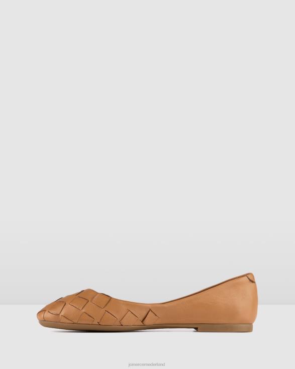 bex casual platte schoenen 46LN217 bruin leer Jo Mercer schoenen