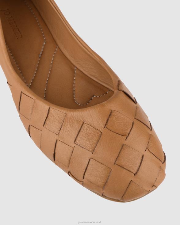 bex casual platte schoenen 46LN217 bruin leer Jo Mercer schoenen