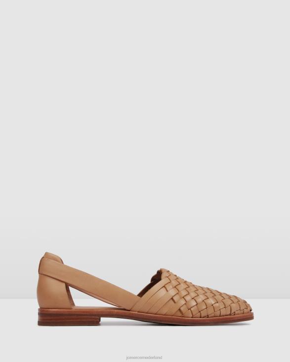 wijsheid casual flats 46LN208 bruin leer Jo Mercer schoenen