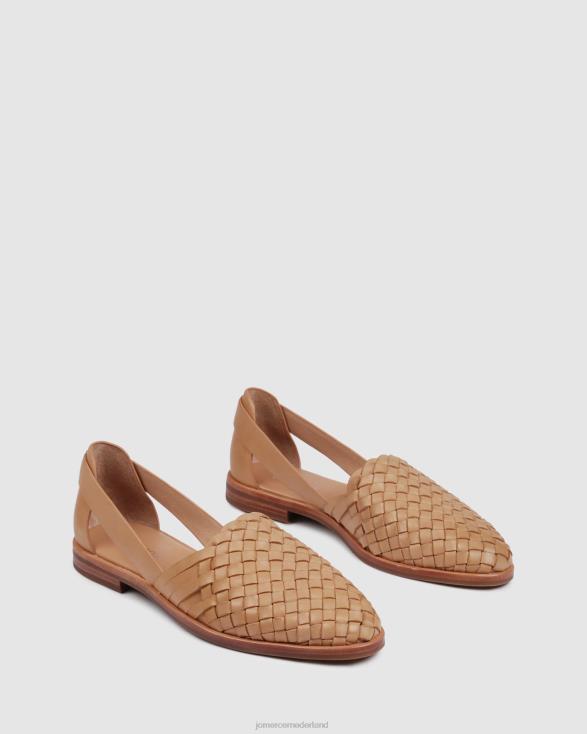 wijsheid casual flats 46LN208 bruin leer Jo Mercer schoenen