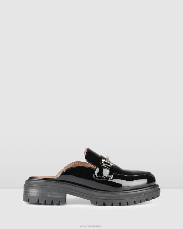 Belfast-loafers 46LN180 zwart patent Jo Mercer schoenen