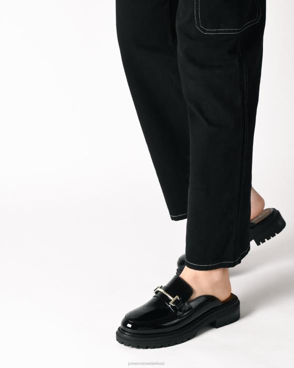 Belfast-loafers 46LN180 zwart patent Jo Mercer schoenen