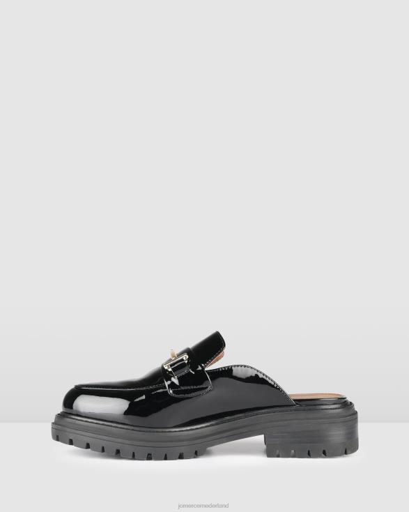 Belfast-loafers 46LN180 zwart patent Jo Mercer schoenen