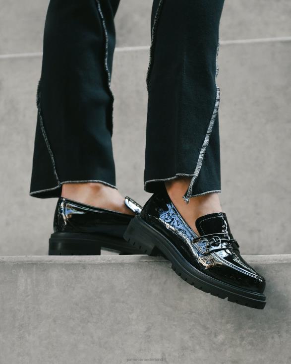 Brixton-loafers 46LN164 zwart patent Jo Mercer schoenen