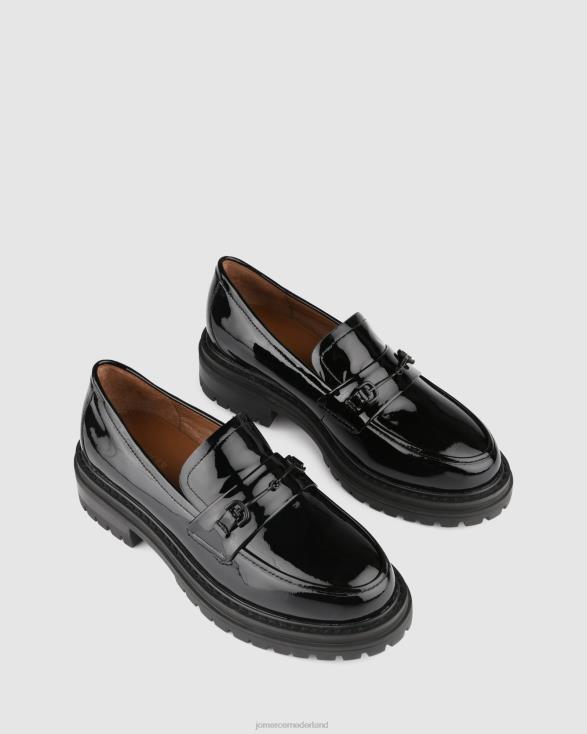 Brixton-loafers 46LN164 zwart patent Jo Mercer schoenen