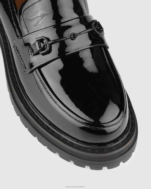 Brixton-loafers 46LN164 zwart patent Jo Mercer schoenen