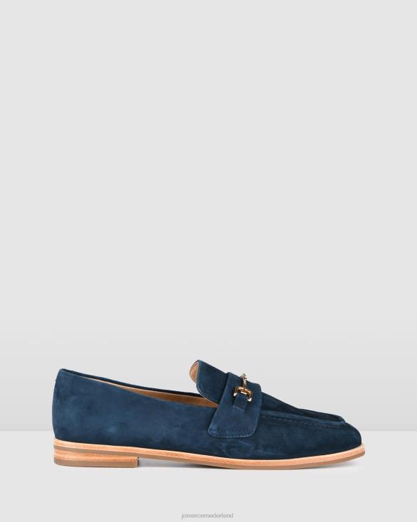 Isabella casual platte schoenen 46LN214 marineblauw suède Jo Mercer schoenen