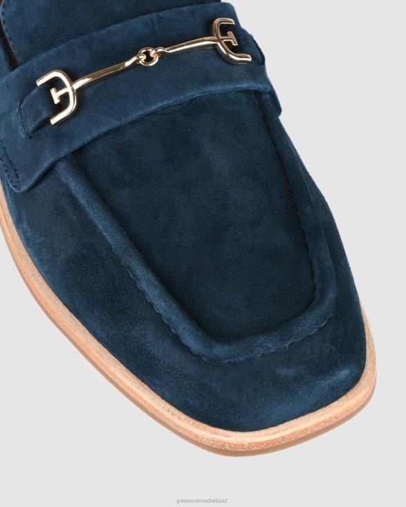 Isabella casual platte schoenen 46LN214 marineblauw suède Jo Mercer schoenen