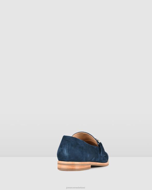 Isabella casual platte schoenen 46LN214 marineblauw suède Jo Mercer schoenen