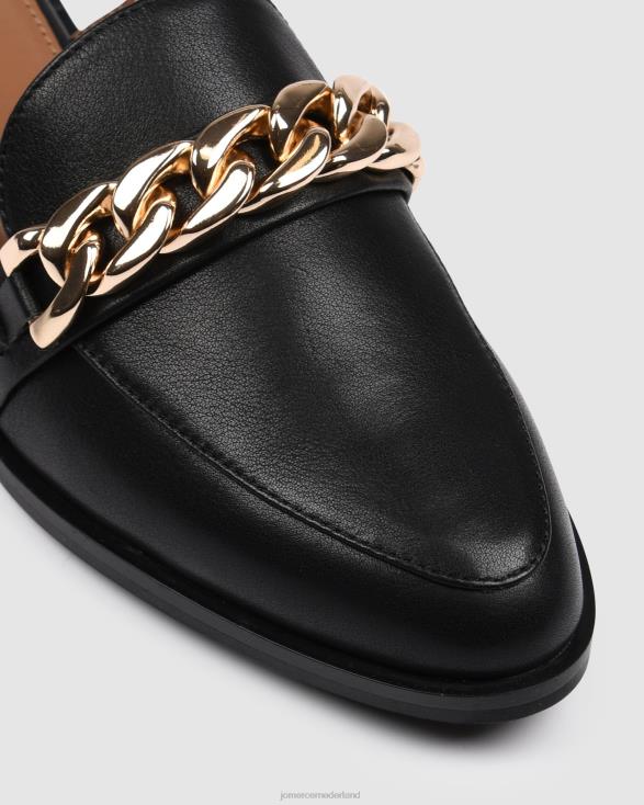 Wanda-loafers 46LN173 zwart leer Jo Mercer schoenen