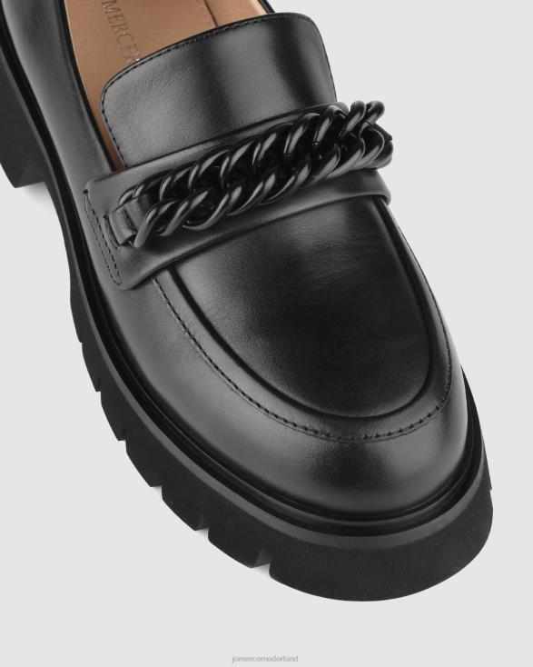 brodie-loafers 46LN167 zwart leer Jo Mercer schoenen