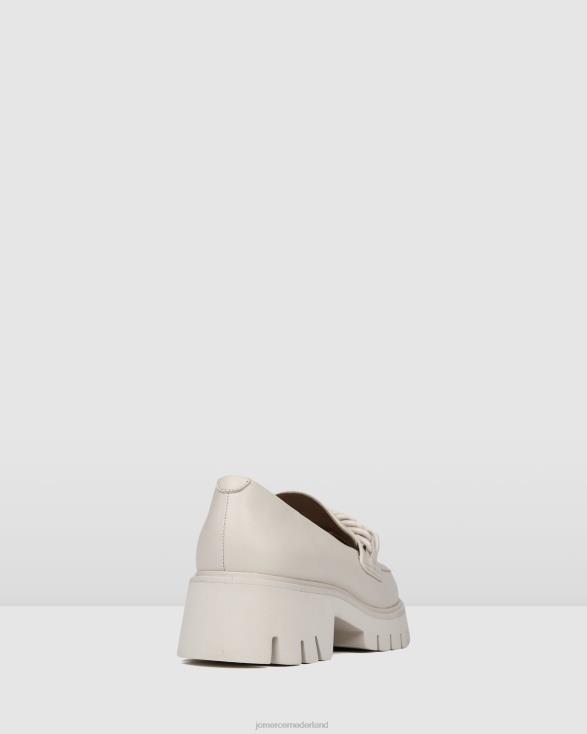 brodie-loafers 46LN168 gebroken wit leer Jo Mercer schoenen