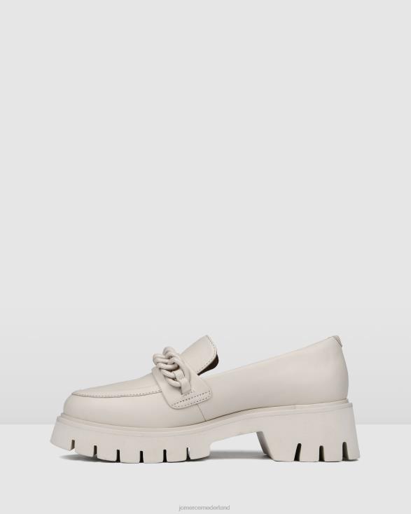 brodie-loafers 46LN168 gebroken wit leer Jo Mercer schoenen