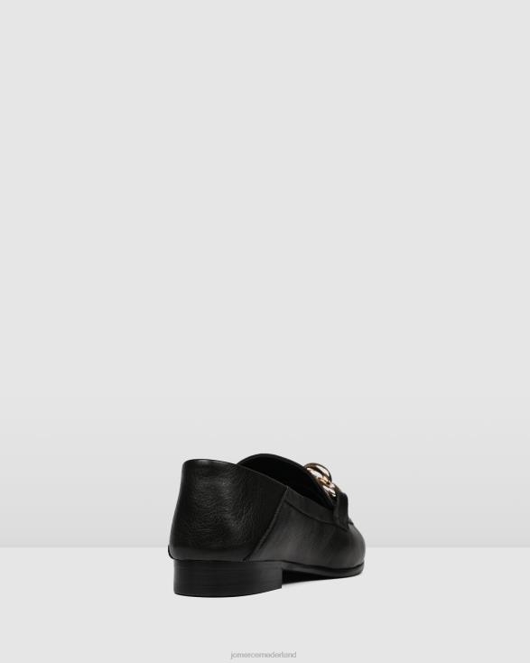 droom casual flats 46LN209 zwart leer Jo Mercer schoenen