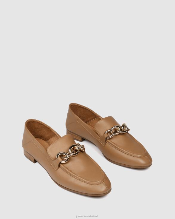 droom casual flats 46LN210 bruin leer Jo Mercer schoenen