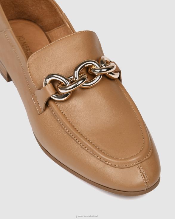 droom casual flats 46LN210 bruin leer Jo Mercer schoenen