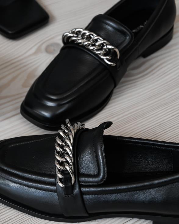 ignis loafers 46LN181 zwart leer Jo Mercer schoenen