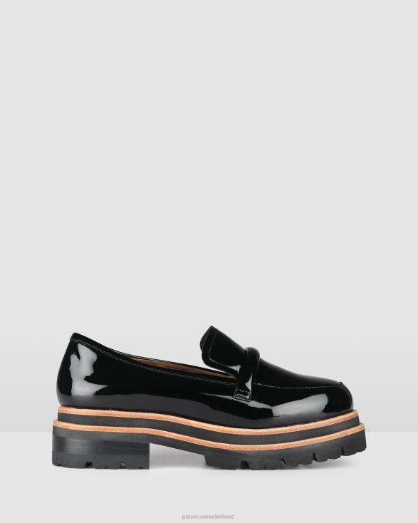 mooie loafers 46LN162 zwart patent Jo Mercer schoenen