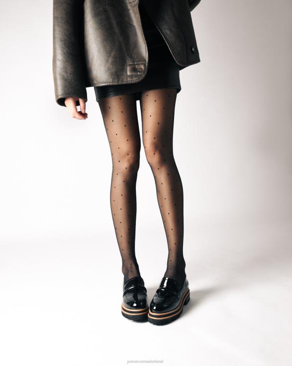 mooie loafers 46LN162 zwart patent Jo Mercer schoenen