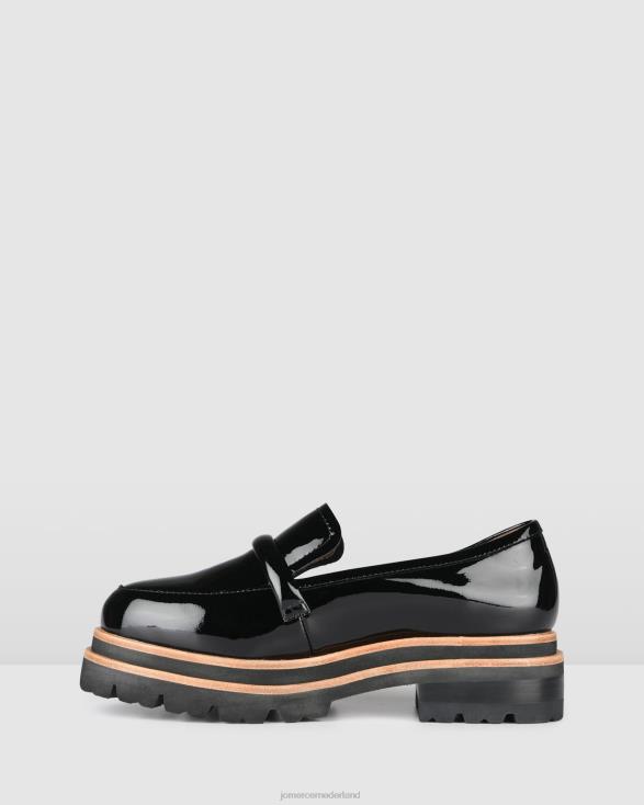 mooie loafers 46LN162 zwart patent Jo Mercer schoenen