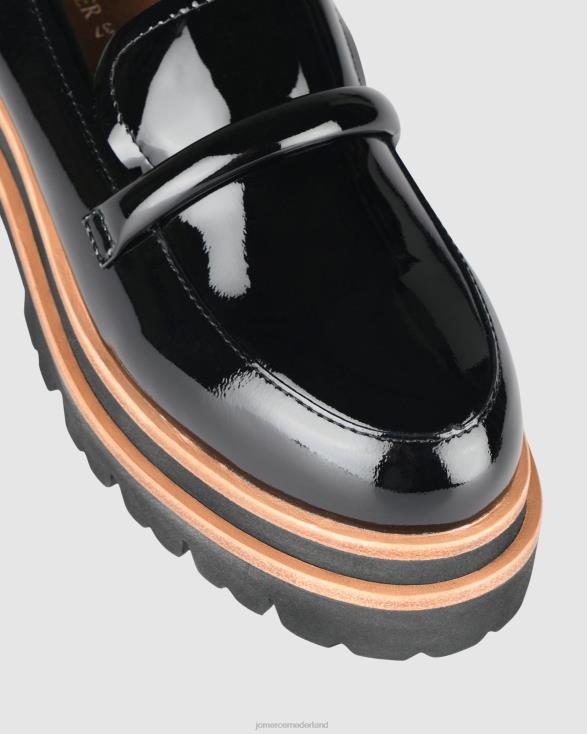 mooie loafers 46LN162 zwart patent Jo Mercer schoenen