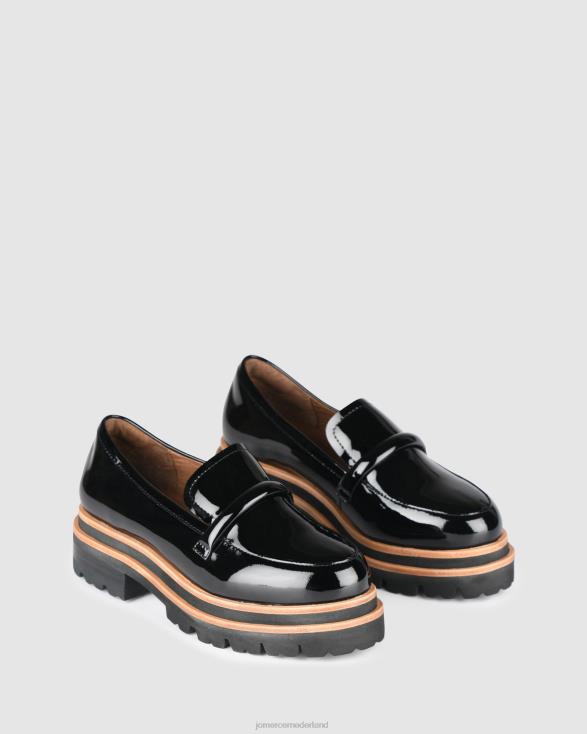 mooie loafers 46LN162 zwart patent Jo Mercer schoenen
