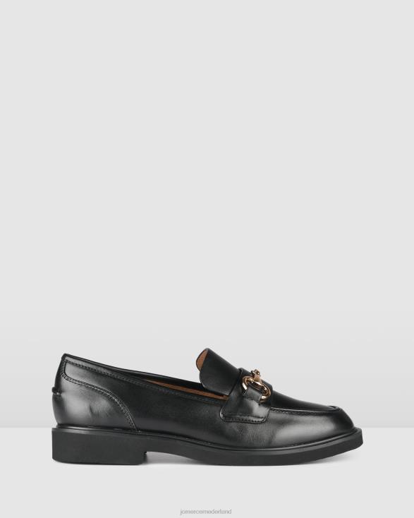 nora loafers 46LN178 zwart leer Jo Mercer schoenen