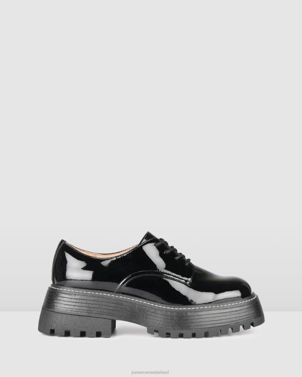 riet veterschoenen 46LN158 zwart patent Jo Mercer schoenen
