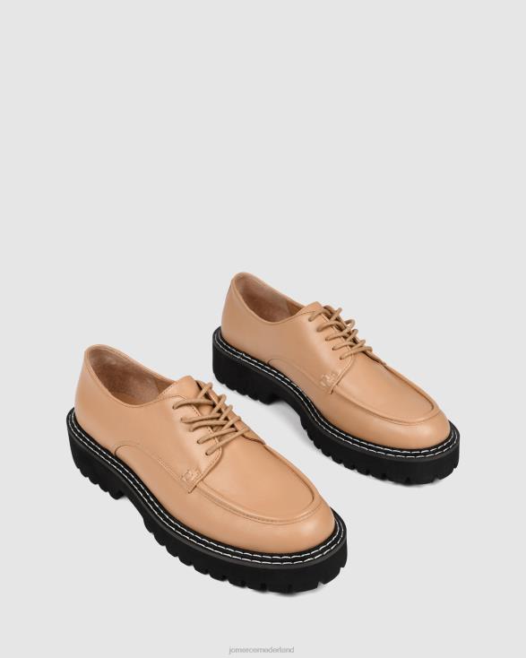 umi veterschoenen 46LN190 beige leer Jo Mercer schoenen