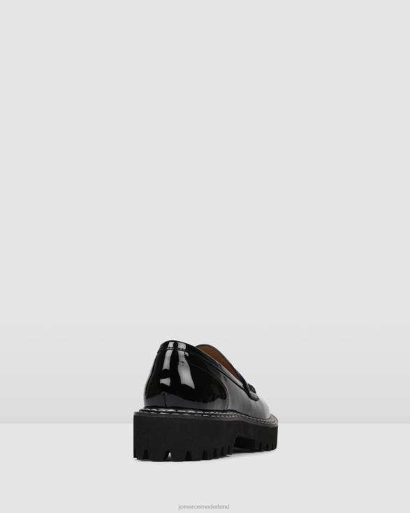 unity loafers 46LN159 zwart patent Jo Mercer schoenen