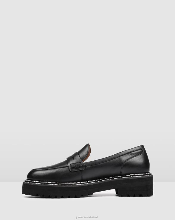 unity loafers 46LN160 zwart leer Jo Mercer schoenen