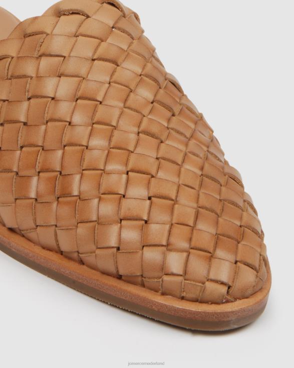 wever casual flats 46LN215 bruin leer Jo Mercer schoenen
