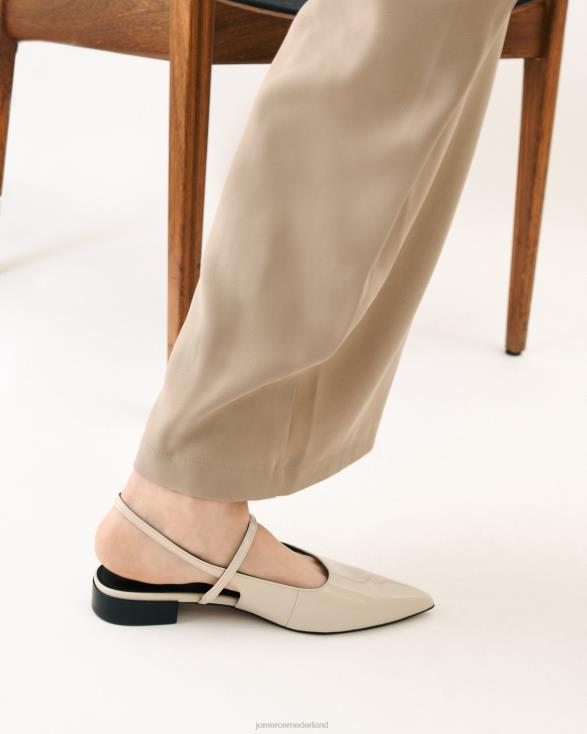 Alexa jurk flats 46LN192 bottendoos leer Jo Mercer schoenen