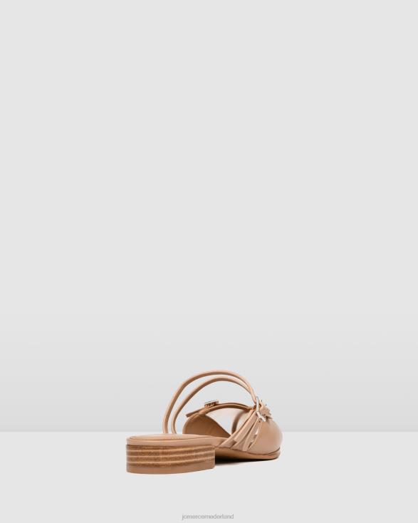 Arabelle jurk flats 46LN204 beige leer Jo Mercer schoenen