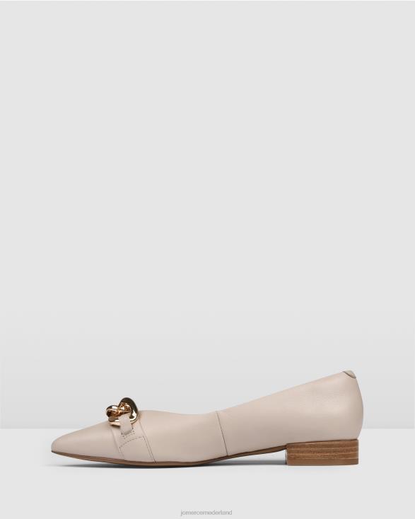 Audrey jurk flats 46LN202 been leer Jo Mercer schoenen