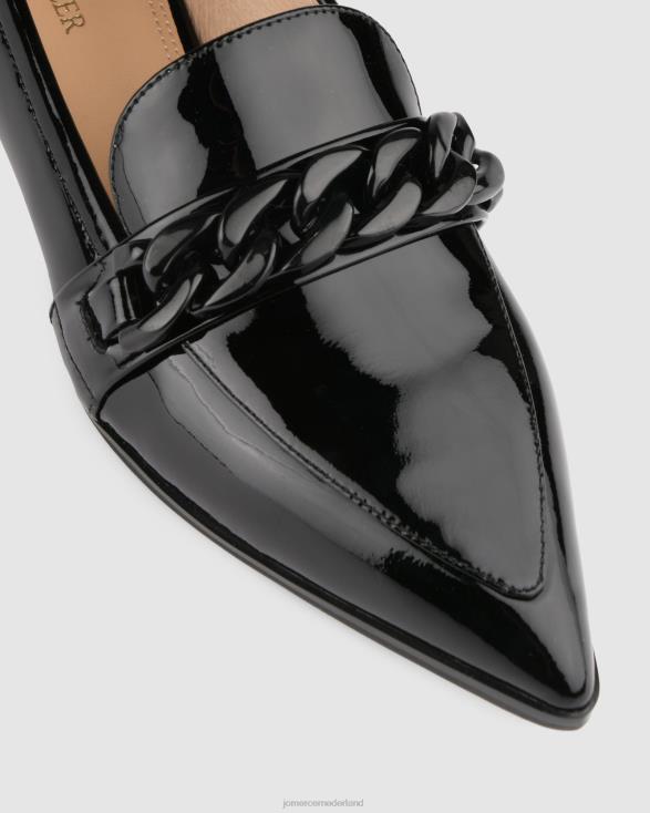 Columbia jurk flats 46LN195 zwart patent Jo Mercer schoenen