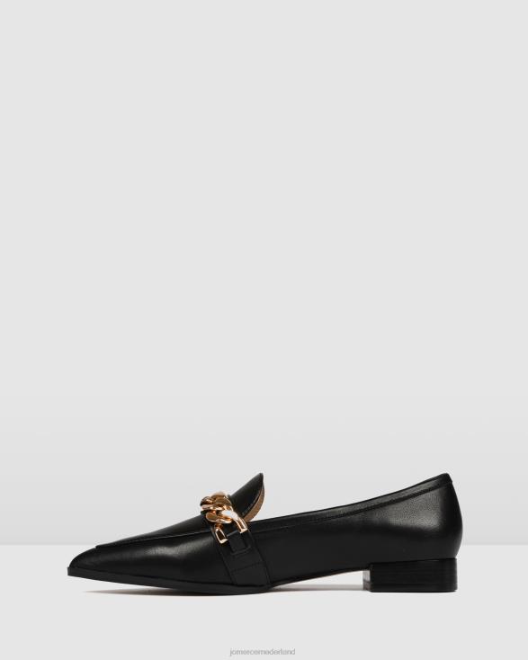 Columbia jurk flats 46LN196 zwart leer Jo Mercer schoenen