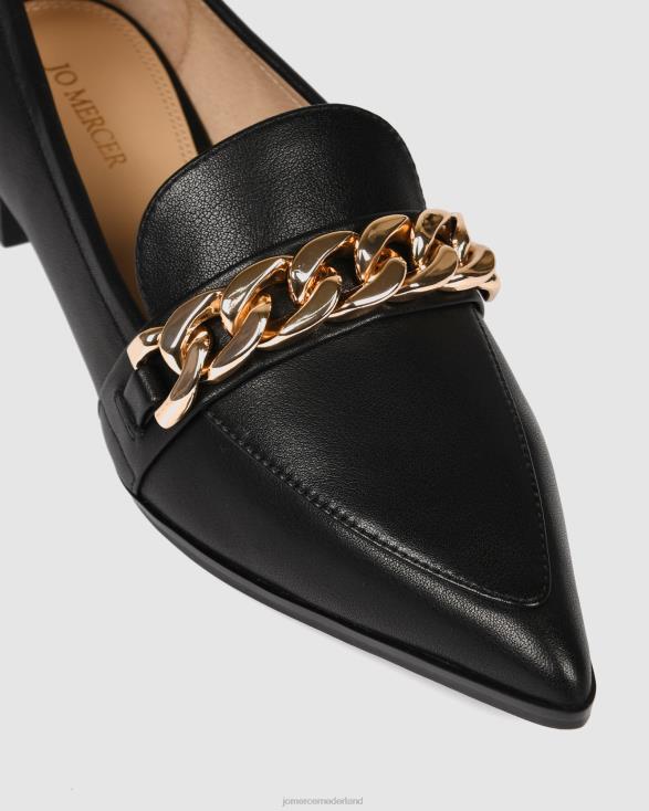 Columbia jurk flats 46LN196 zwart leer Jo Mercer schoenen