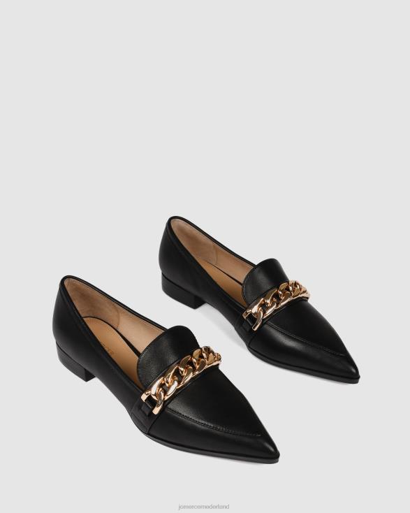 Columbia jurk flats 46LN196 zwart leer Jo Mercer schoenen