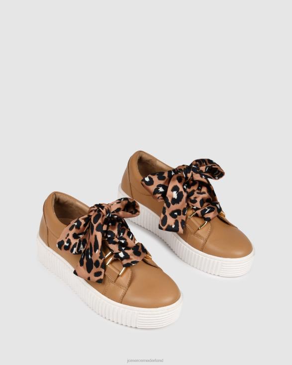 Alaska-sneakers 46LN236 bruin leer Jo Mercer schoenen