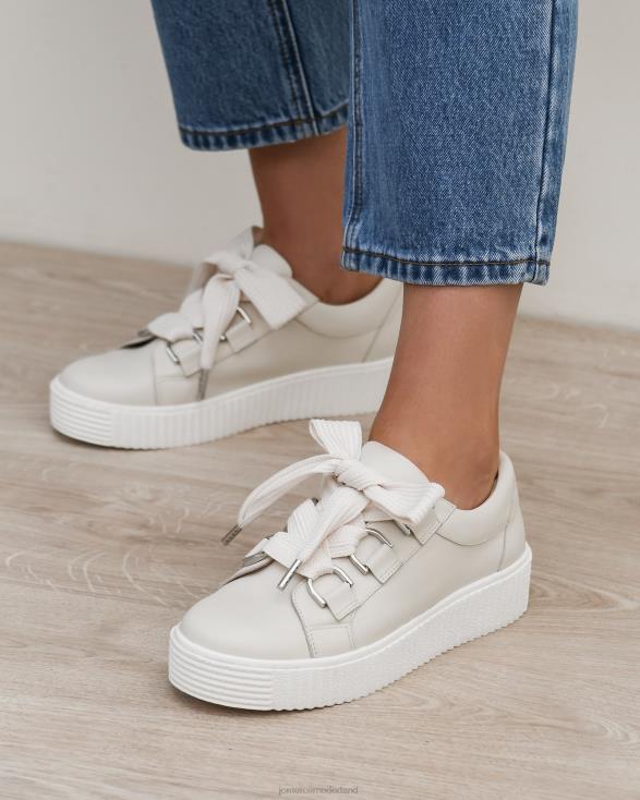 Alaska-sneakers 46LN237 gebroken wit leer Jo Mercer schoenen