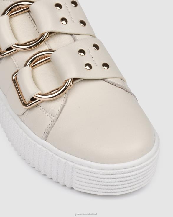 Apollo-sneakers 46LN238 gebroken wit leer Jo Mercer schoenen
