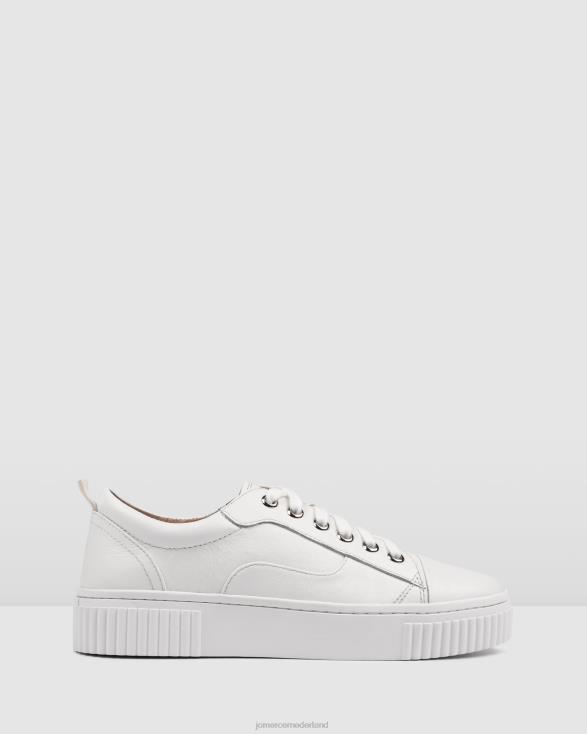 Claremont-sneakers 46LN231 wit leer Jo Mercer schoenen