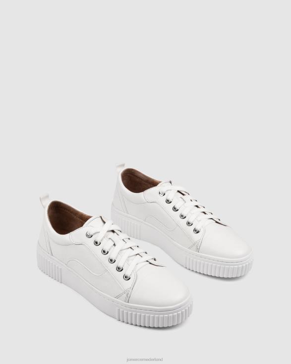 Claremont-sneakers 46LN231 wit leer Jo Mercer schoenen