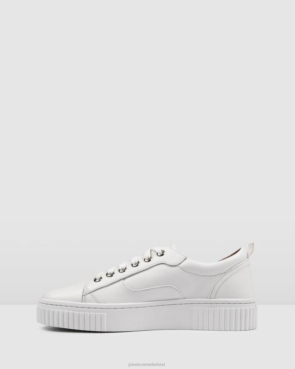 Claremont-sneakers 46LN231 wit leer Jo Mercer schoenen