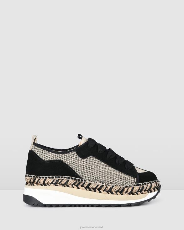 arava sneakers 46LN223 zwart multi Jo Mercer schoenen