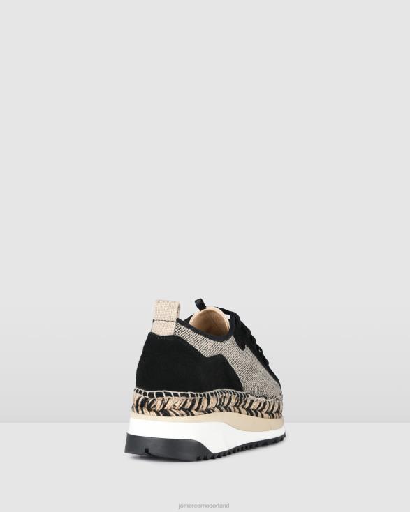 arava sneakers 46LN223 zwart multi Jo Mercer schoenen
